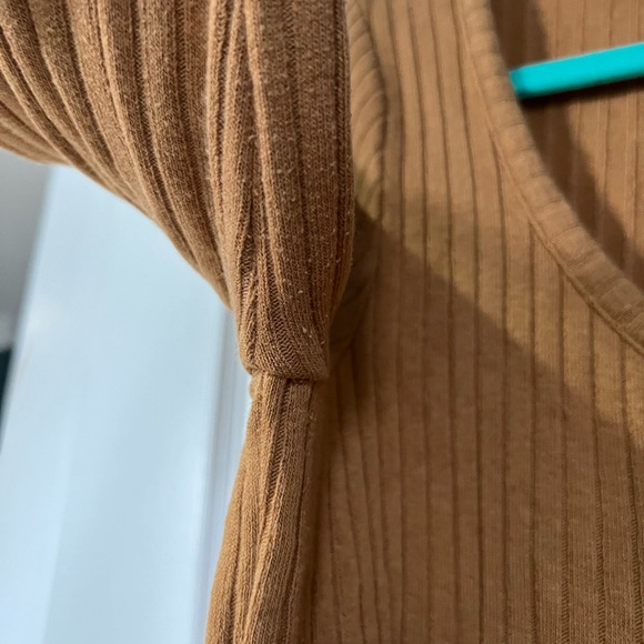 Madewell Ribbed Cardigan Cropped Tee - Picture 6 of 7